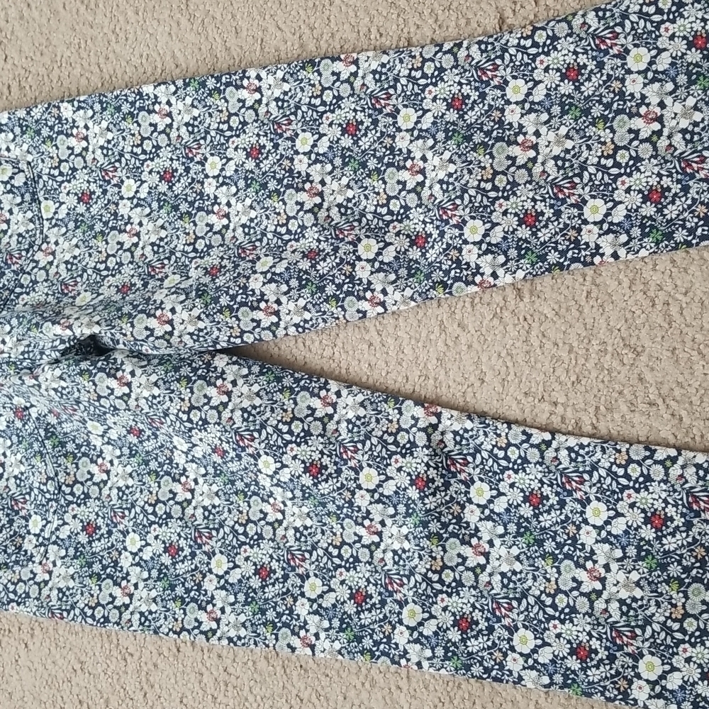 J.Crew Floral Toothpick Ankle Skinny Jeans - Picture 15 of 16